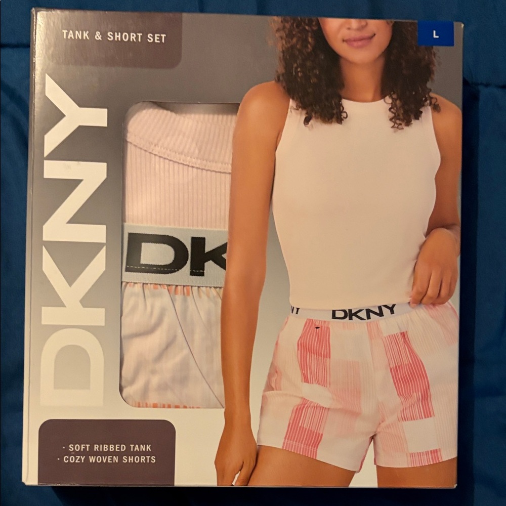 DKNY Pink and White Lounge Set